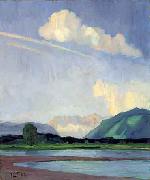 William Dexter Sonnenaufgang oil on canvas